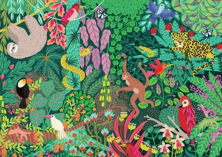 Puzzle Ravensburger Selva tropical mágica de 1000 piezas