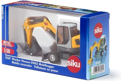Siku excavadora móvil WACKER NEUSON EW65 modelo metálico 1:50