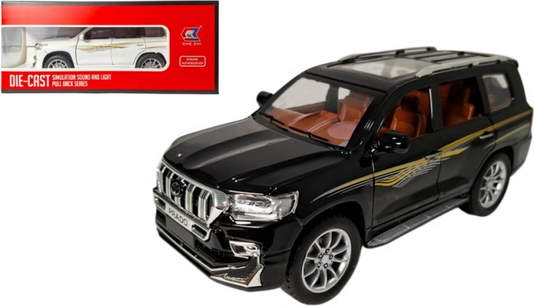 Modelo metálico Toyota Land Cruiser Prado 1:24 con luz y sonido