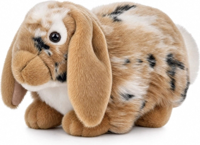 Conejo francés de peluche marrón de 28 cm