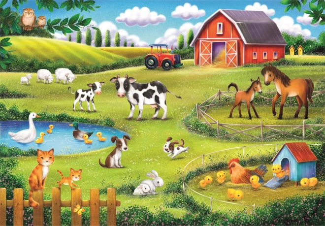 Puzzle CLEMENTONI granja de animales 30 piezas