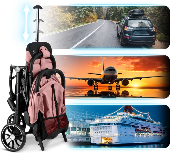 Plegada en 2 segundos – lista para viajar