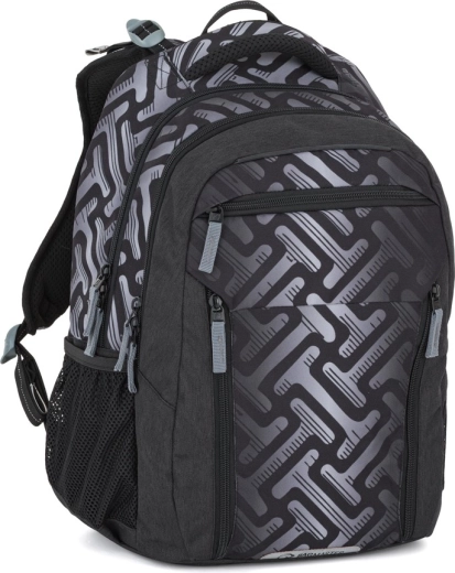 Mochila escolar Bagmaster PORTO 26 A gris