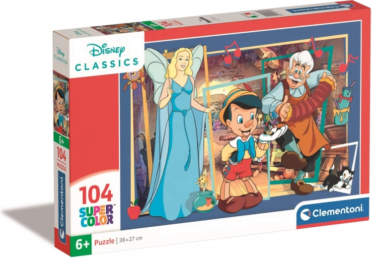 Puzle CLEMENTONI Disney Pinocho 104 piezas