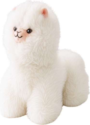 Llama de peluche blanca 40 cm