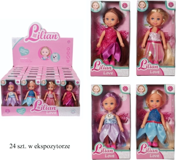 Muñeca con vestido elegante