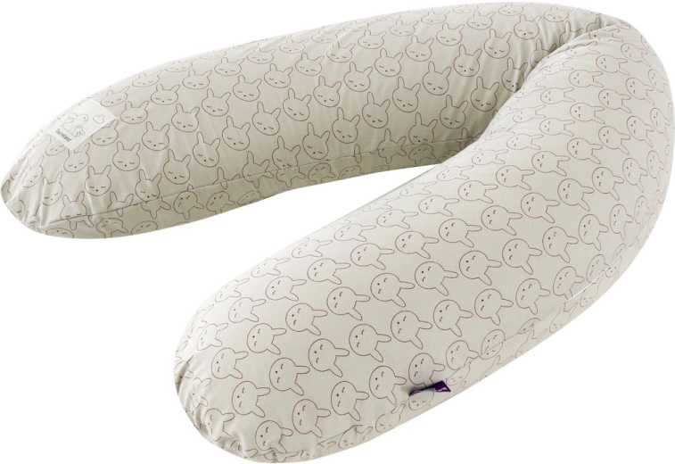 Träumeland cojín de lactancia elástico Kuschelhase Grün