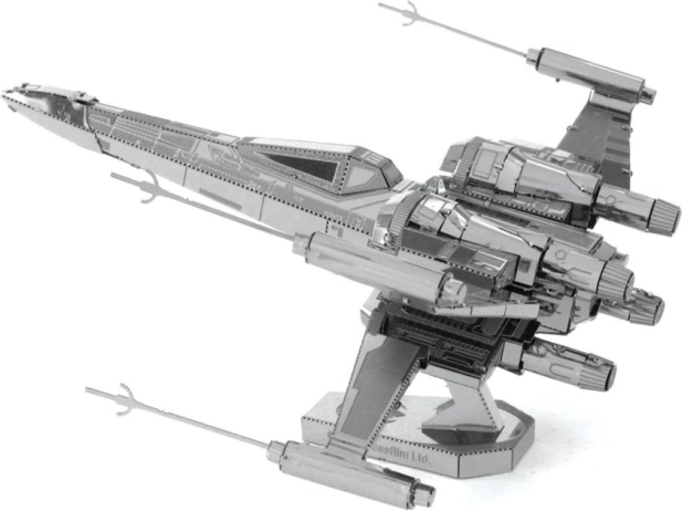 Modelo 3D metálico STAR WARS: Caza X‑Wing de Poe Dameron