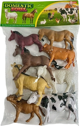 Set de figuras de animales de granja