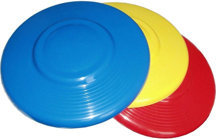 Disco volador frisbee UFO 22 cm, plástico, mix de colores - 1 pieza