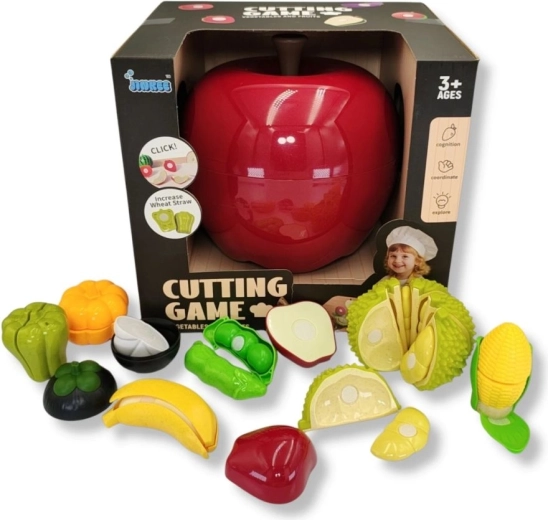 Jinkee manzana roja – frutas y verduras para cortar 3+