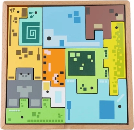 TREFL rompecabezas de madera – puzzle Pixel Gang