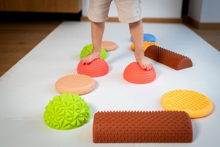 Entrenamiento de equilibrio seguro para niños