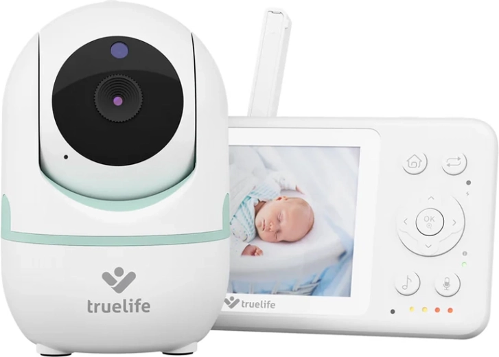 Vigilabebés digital con vídeo TrueLife NannyCam R4i con cámara giratoria 360°
