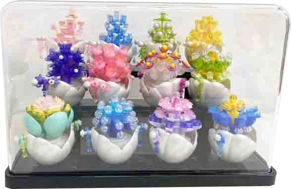 Caja expositora transparente Florist para mini construcciones - 1 unidad