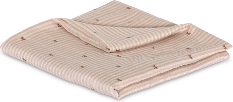 NuuRoo Valentin pañal de muselina de bambú stripe bow