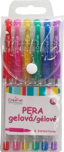 Bolígrafos de gel CreaFun – set de 6 colores