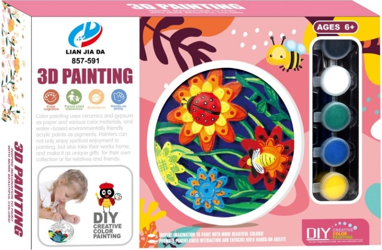 Set para pintura 3D de flores
