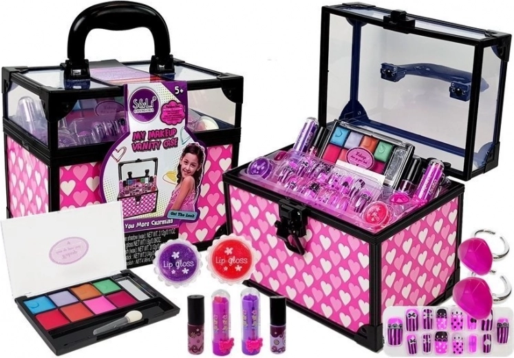 Estuche para maquillaje, barras de labios y brillos