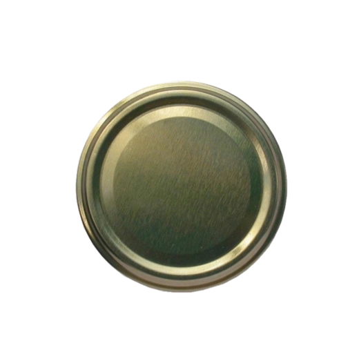 Tapas doradas Twist Off de 66 mm para conservas