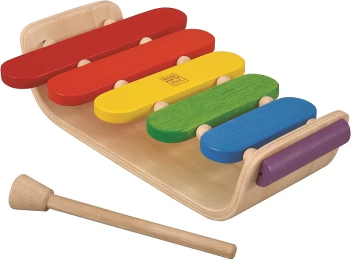 Xilófono ovalado PlanToys para niños