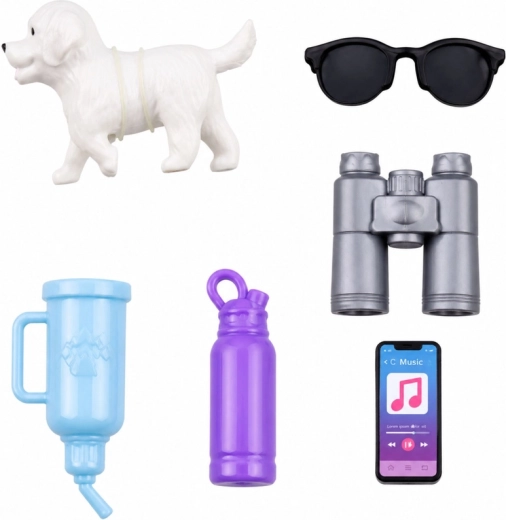 Accesorios completos, incluido el perrito