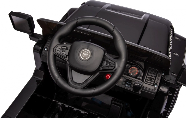 Coche eléctrico para niños Off Road Mountain negro