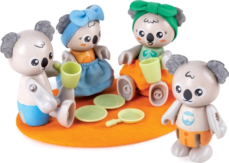 Familia de koalas