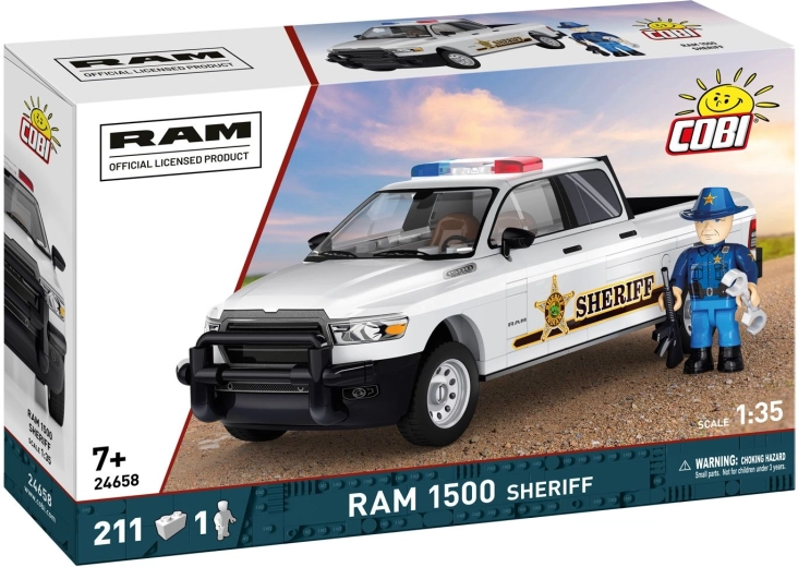 Cobi RAM 1500 sheriff, kit de construcción a escala 1:35 (211 piezas) - 1 unidad