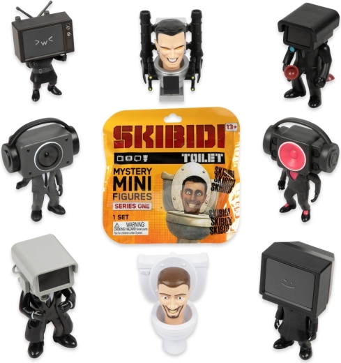 Minifigura misteriosa Skibidi Toilet