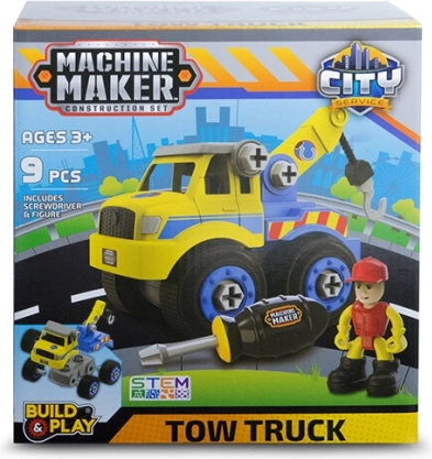 Kit de construcción de vehículos CITY SERVICE Machine Maker para niños