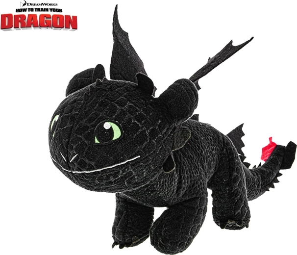 Dragón de peluche Desdentao Cómo entrenar a tu dragón, 15 cm