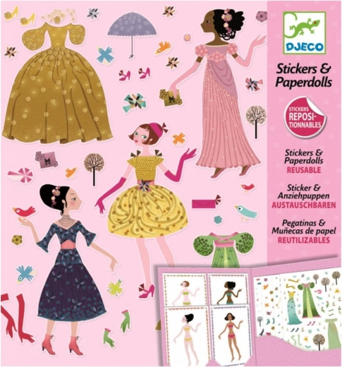 DJECO Set de pegatinas Elegance
