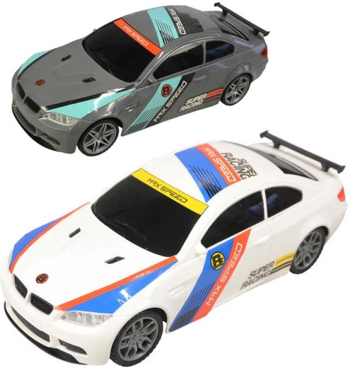Coche de carreras de plástico con motor de inercia 25 cm - 1 unidad