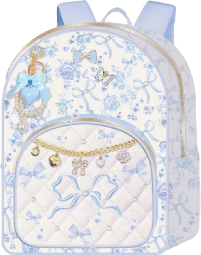 Mochila Deluxe pradera floral (azul) - 1 pieza