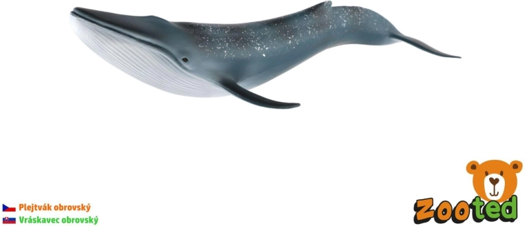 Figura de ballena azul de 27 cm