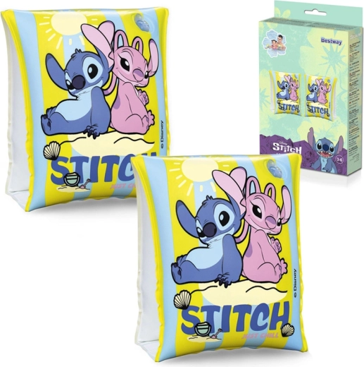 Manguitos hinchables para nadar DISNEY Lilo & STITCH para niños de 3 a 6 años
