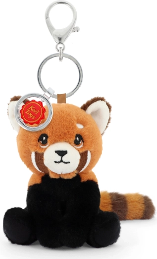 Keeleco colgante para bolso panda roja 12 cm