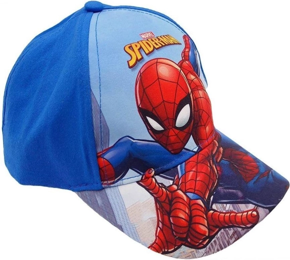 Gorra con visera Spiderman azul