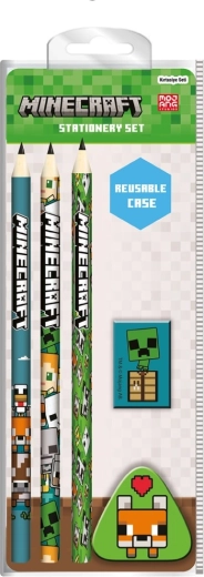 Set escolar de Minecraft Chibi Fox
