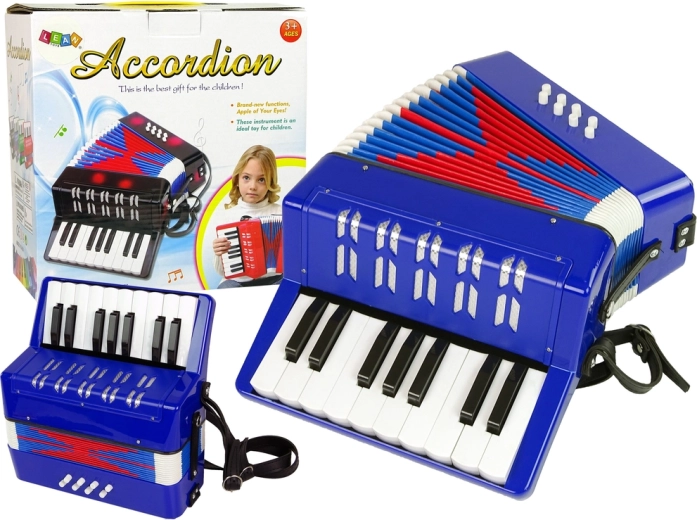 Acordeón Instrumento musical para niños Music Blue