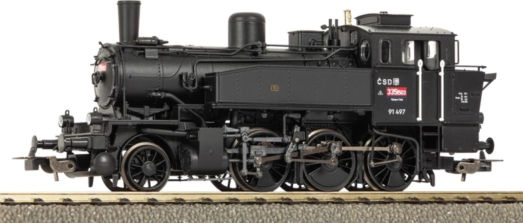 Locomotora de vapor Piko ČSD BR 335.1 (época III) H0