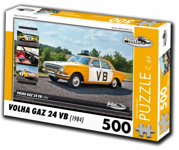 Puzle RETRO-AUTA Volha GAZ 24 VB (1984) – 500 piezas