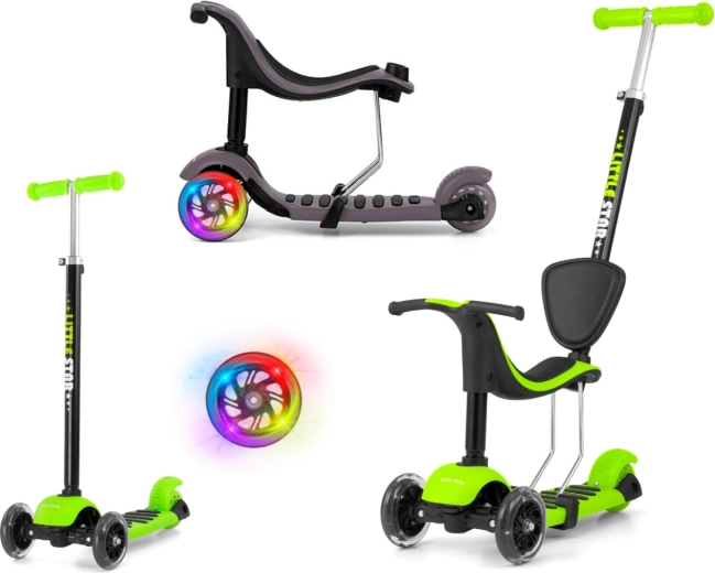 Ruedas luminosas para mayor diversión