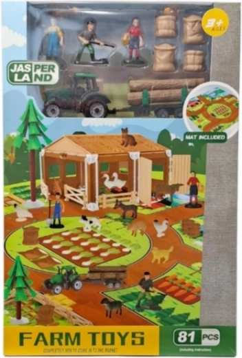 Set agrícola de granja de 81 piezas