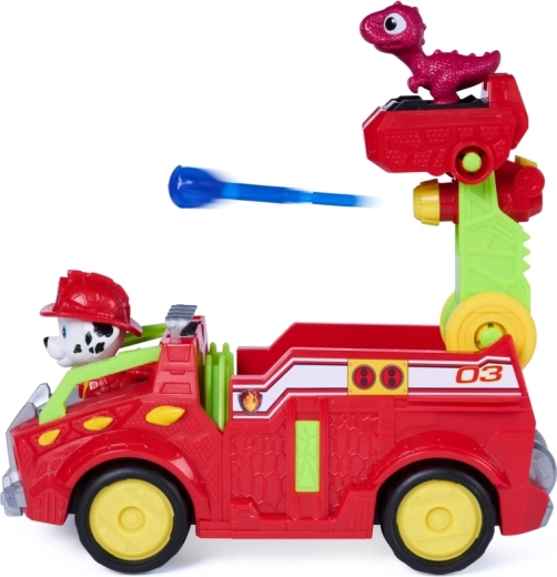 Camión de bomberos para misiones de dinosaurios