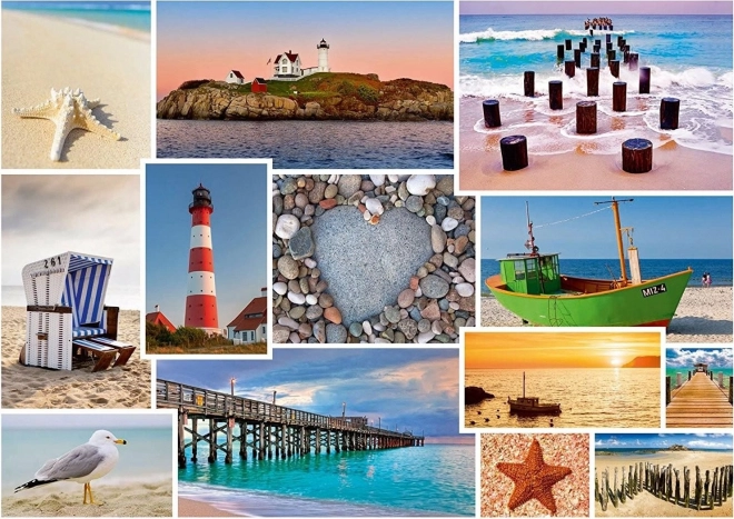 Puzzle "Junto al mar" 1000 piezas SCHMIDT