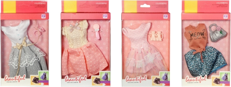 Ropa para muñeca tipo Barbie con accesorios