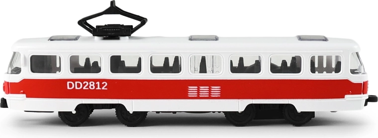 Detalles realistas como un tranvía de verdad