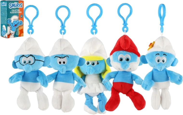 Llavero de peluche Los Pitufos de 16 cm, mezcla de diseños - 1 unidad
